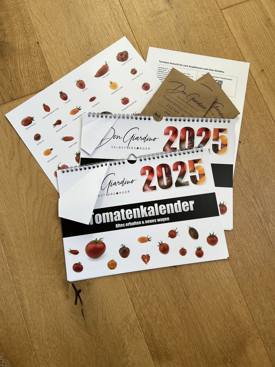 { Gewinnspiel } 

6 Exemplare von meinem Tomatenkalender 2025 haben einen Fehldruck / Fehler auf dem Deckblatt, und die möchte ich nicht wegschmeißen sondern lieber verschenken. 🤗

2 Exemplare könnt ihr heute hier gewinnen.
