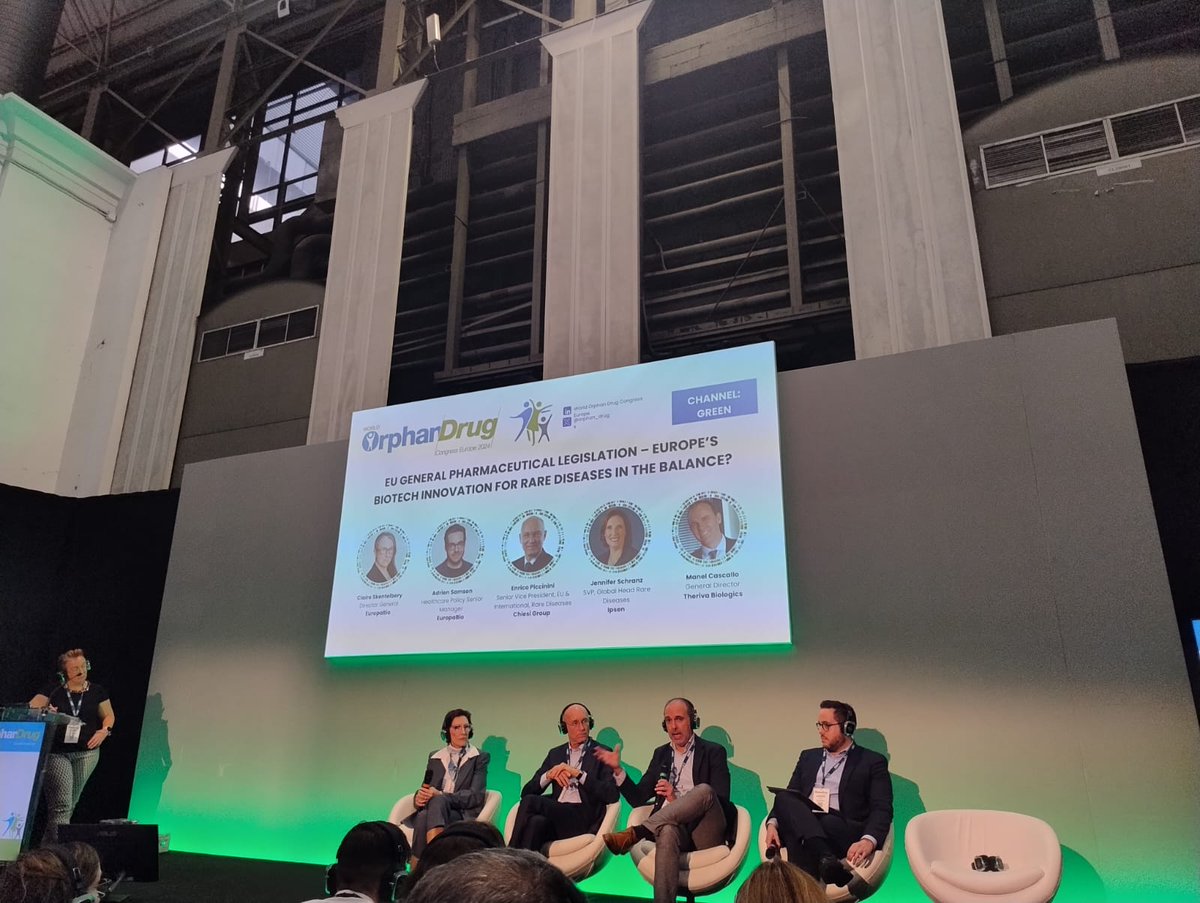#AseBioDiaaDia Manel Cascallo, director general de <a href="/TOVXBiologics/">Theriva Biologics</a> participa en mesa redonda organizada por <a href="/EuropaBio/">EuropaBio</a> "EU General Pharmaceutical Legislation – Europe’s Biotech Innovation for Rare Diseases in the Balance?" En el World Orphan Drug Congress 2024
#SomosBiotecnología