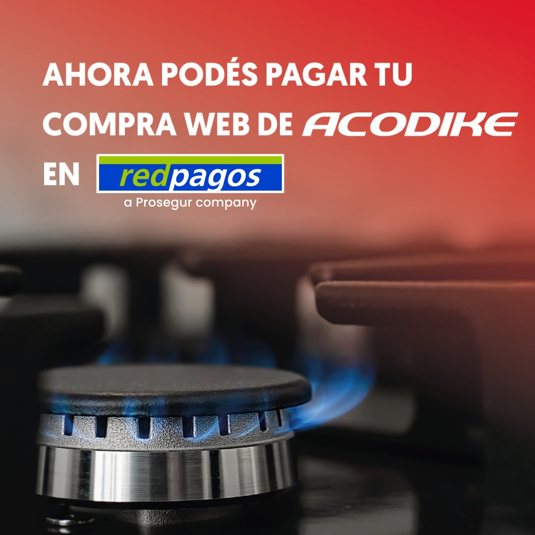 Ahora podés pagar tus compras web en cualquier local de <a href="/RedpagosOficial/">Redpagos Oficial</a>  o desde donde estés con la app Miredpagos. 

Comprá en la web de Acodike, obtené tu código y elegí cómo pagar:
🔹 Yendo a cualquier local Redpagos
🔹 O desde dónde estés, usando Miredpagos desde tu celular