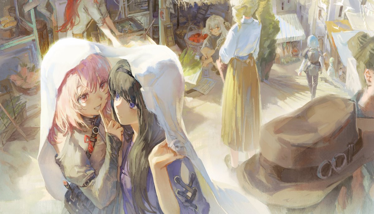 #drawing
#魔法少女まどかマギカ 
私设！画了魔法世界pa