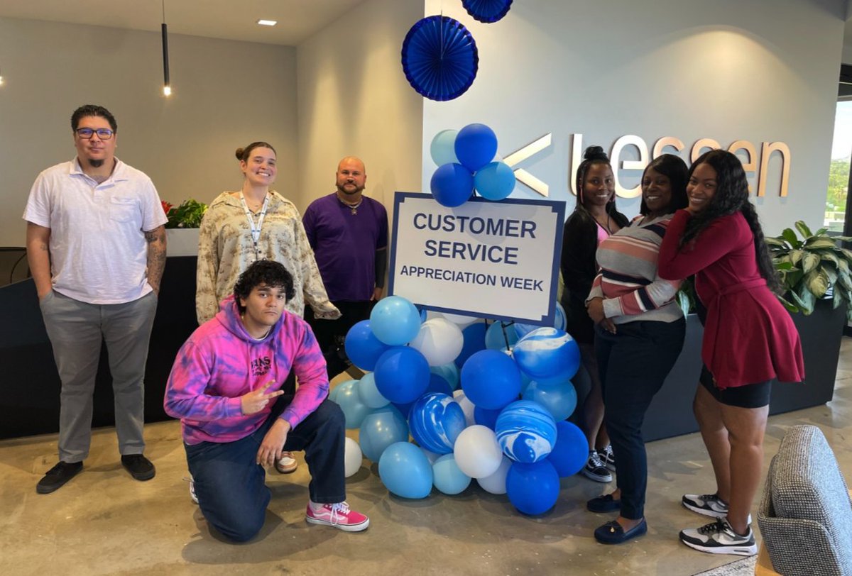 LessenJay's tweet image. Great #customerservice isn&apos;t just a nice-to-have; it&apos;s a must-have. Why? Three words: Efficiency. Retention. Satisfaction.

Our customer service team at #Lessen does just that and we appreciate the hard work you put in day in and day out.

From #CustomerServiceAppreciationWeek