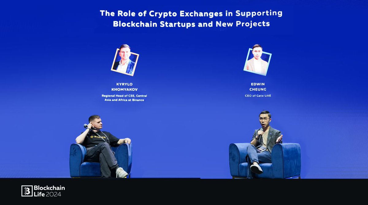 🚀 Exciting moments from #BlockchainLife2024! 🚀 🎤 Our Chief Business  Officer, Kevin Lee, shared insights on 