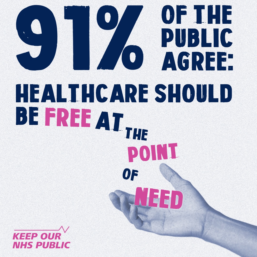 Wes Streeting is consulting the public about the NHS, but we already know what people want.

Come to the 'SOS NHS: Why NHS privatisation isn't the answer' public meeting, either online or in Central London to join the conservation.

18.30, 13/11/24
Hamilton House, Mabledon Place,