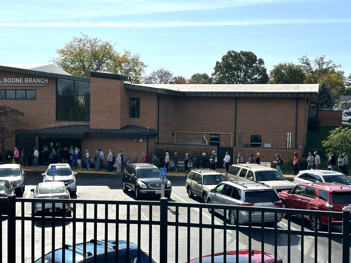 Done! Completed my civic duty and voted! 13 days before the official election day turnout in St. Louis County is strong. I’ve never in my life felt more compelled to cast my ballot!