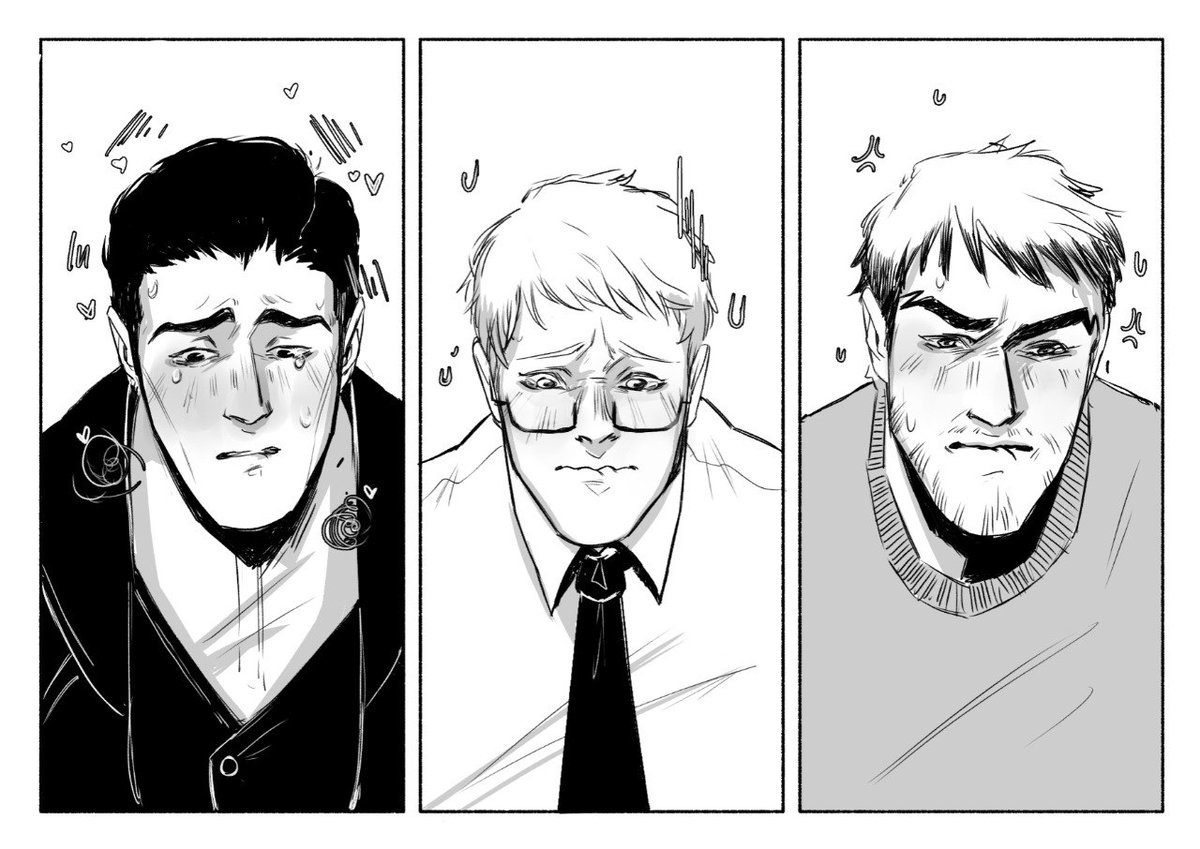 neiverru's tweet photo. #Kinktober День 19 «Порка»
Август смирился с участью, Диме очень стыдно, а Игорь провокатор.
#Дубохромотто https://t.co/8gVTiNVySW