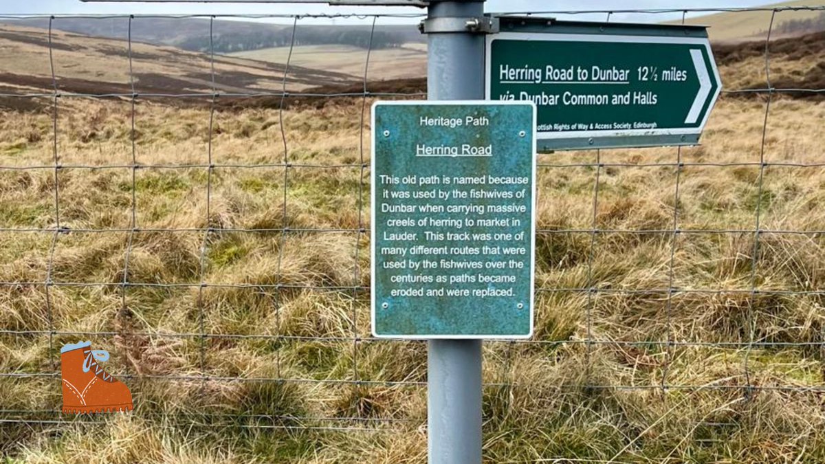 goeastlothian's tweet photo. The Herring Road was vital for the herring industry in the 18th-19th centuries and the 29-mile route from Dunbar to Lauder is a wonderful walk to explore. https://t.co/eT9L1hasJW #heritagepath #eastlothian #visiteastlothian #countrysidewalks https://t.co/5FwFWBOvh6
