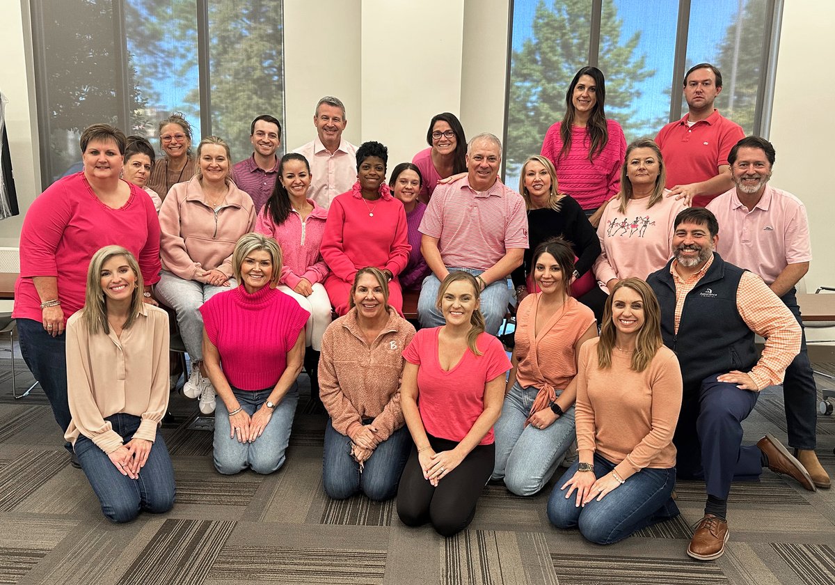 It was "Wear Pink Day" at Assurance Financial in honor of #BreastCancerMonth 💕