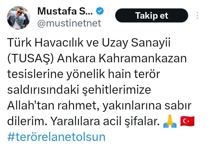 ___Cavus__Esra_'s tweet image. Savunma Sanayine 750 lira verecek diye kartın limitini düşüren Mustafa Sandal'ın paylaşımı!

Nasıl bir ikiyüzlülüktür bu?

#tusaş #patlama #terõr #GörüntüPaylaşma