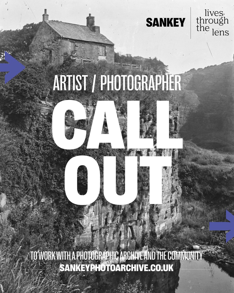 📣 We are excited to invite applications from #photographers or lens-based #artists to respond to The #Sankey #Photo #Archive working collaboratively with local people to create a public exhibition!
Closing date: 17 Nov 
Fee: £9,000
More info: signalfilmandmedia.com/about/work-wit…
#opencall