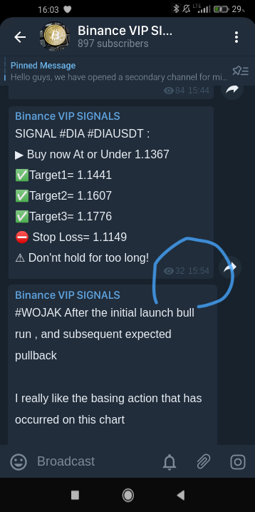 AndrewGriUK's tweet photo. SIGNAL #DIA #DIAUSDT :

▶ Buy now At or Under 1.1367

✅Target1= 1.1441

✅Target2= 1.1607

✅Target3= 1.1776

⛔ Stop Loss= 1.1149

⚠ Don'nt hold for too long!

Don't let FOMO get the better of you

#SPOT #btc #Binance

To Take part of our wonderful group now, PM ME! https://t.co/ufEH660FWN