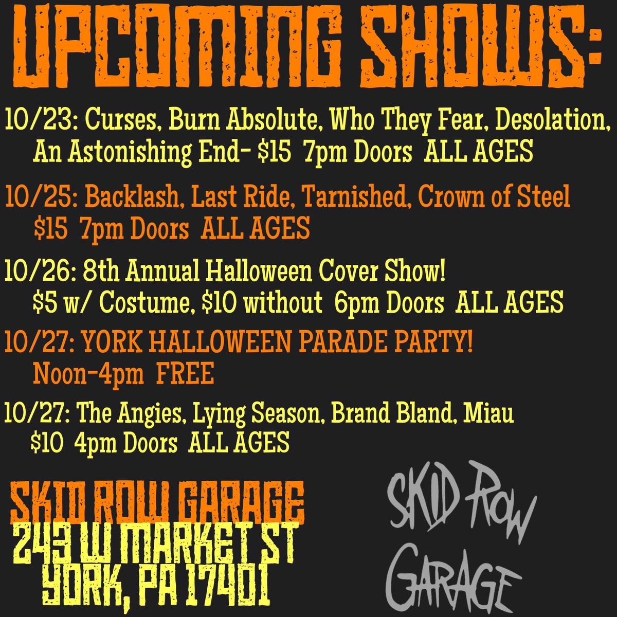 Spooky Season events!