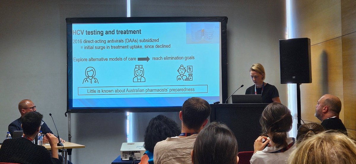 Suzanne Nielsen PhD MPS (@drsuzinielsen) on Twitter photo .<a href="/LouisaPicco/">Louisa Picco</a> presented to a packed room on pharmacists readiness to provide Hep C testing and treatment at #LxAddictions24 .. current low rates of stocking treatment but high rates of being willing to do more, especially younger pharmacists <a href="/MonashAddiction/">Monash Addiction Research Centre</a> <a href="/BurnetInstitute/">Burnet Institute</a> .<a href="/LouisaPicco/">Louisa Picco</a> presented to a packed room on pharmacists readiness to provide Hep C testing and treatment at #LxAddictions24 .. current low rates of stocking treatment but high rates of being willing to do more, especially younger pharmacists <a href="/MonashAddiction/">Monash Addiction Research Centre</a> <a href="/BurnetInstitute/">Burnet Institute</a>