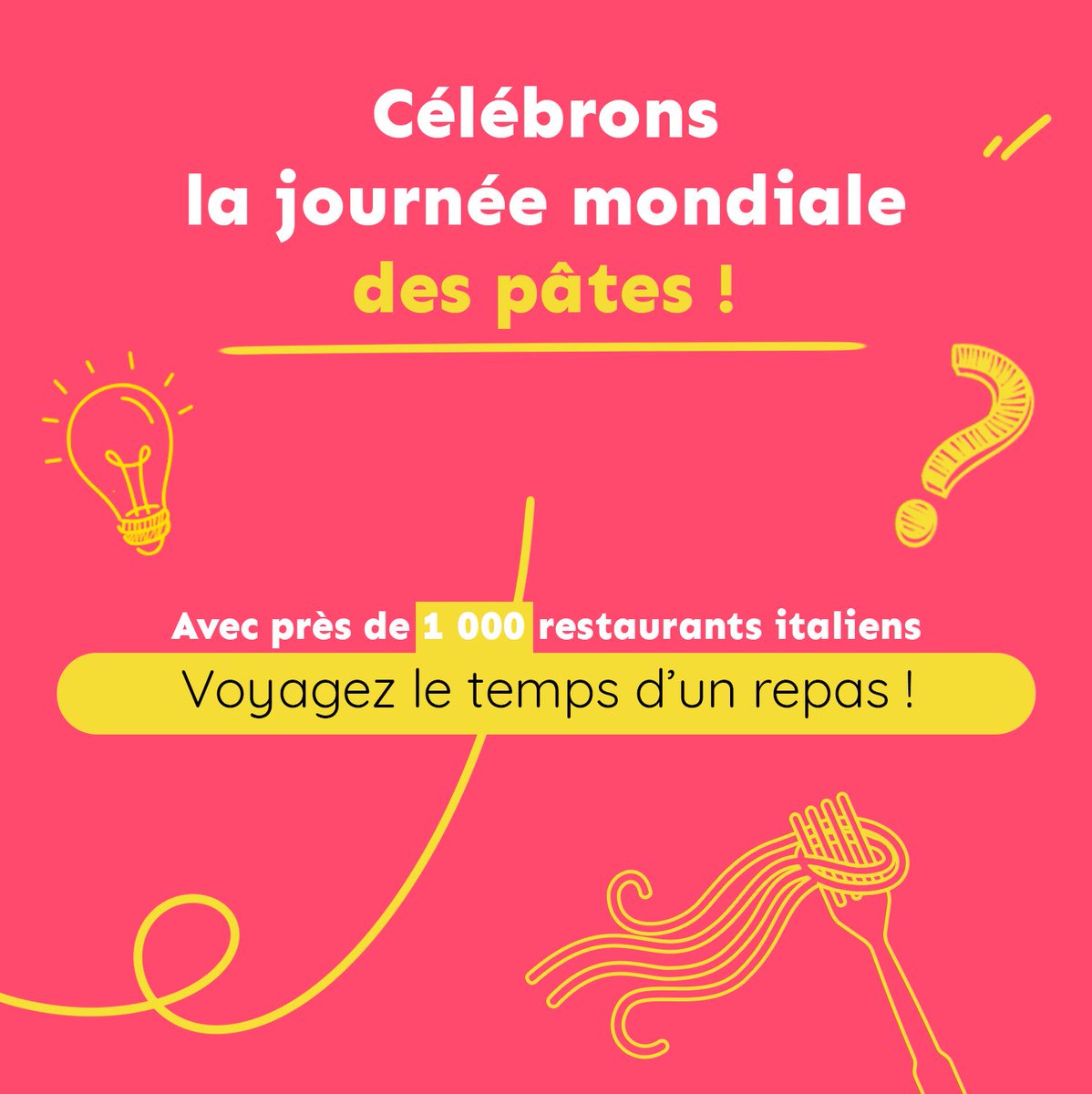 #Pesto, #bolognaise ou #carbonara, dites-nous en commentaires comment vous préférez manger vos #pâtes 💬
Trouvez le #restaurant qu’il vous faut pour vous régaler avec #PagesJaunes 🍝 
👉 tinyurl.com/bdnjppfc