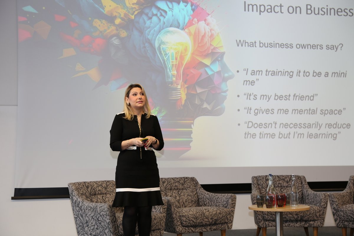 transforming_ai's tweet photo. Thank you to Nisreen Ameen for her presentation today on 'AI-mazing marketing: Transforming SMEs into Industry Titans'✨

If you haven't registered you can catch up on demand, register to receive the presentations 👉 https://t.co/8Fj0EMVchn

#AITransform2024 https://t.co/BH4XCSVhvS