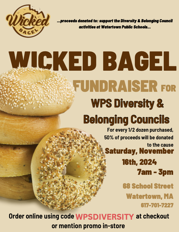 Today! Grab a bite to benefit the WPS Diversity &amp; Belonging Councils.