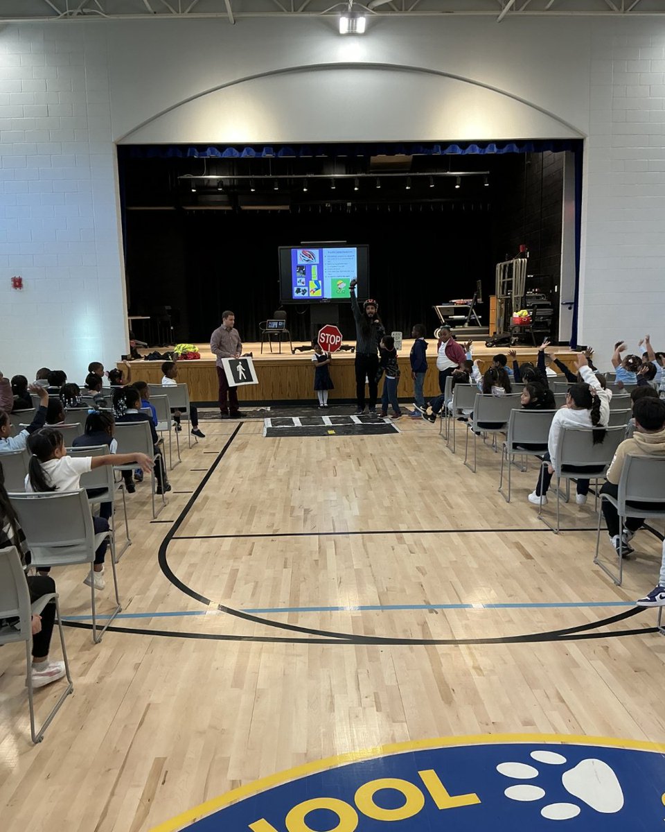 The EZ Ride Assembly at Cleveland Street School was a great success! Students gained valuable knowledge about bike and pedestrian safety, making their journeys to school much safer and more meaningful. #goodtogreat