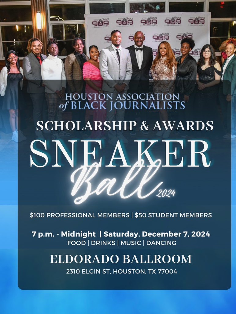 SAVE THE DATE: excited to announce our next Scholarship and Awards Sneaker Ball! 👟 We had so much fun last year … we’re running it back to the same time, same place (El Dorado Ballroom). More details TBA.
