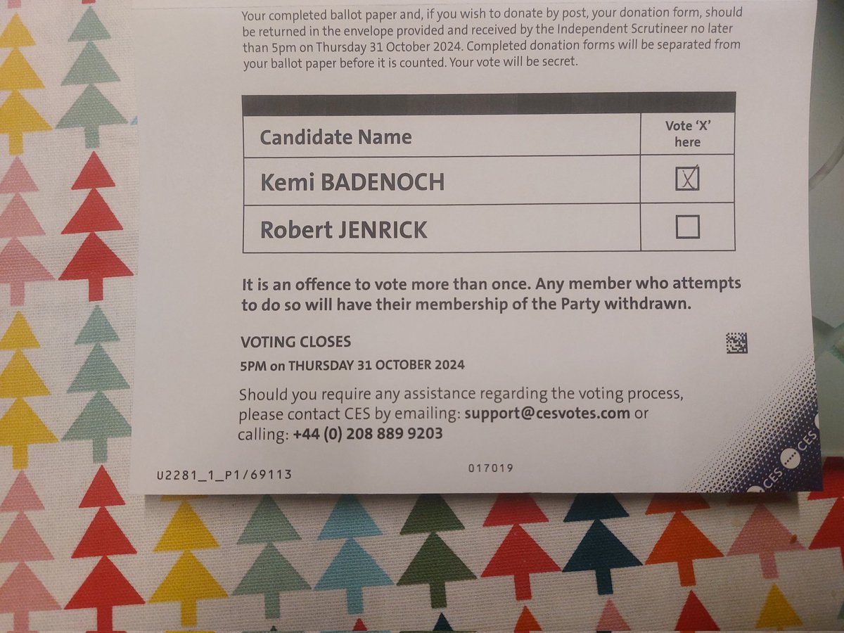 EdwardHoward11's tweet photo. How it started.
How it's going.

#renewal2030 
#kemibadenoch 
#ConservativeLeadershipContest 
#backingbadenoch https://t.co/eust7MUkIb