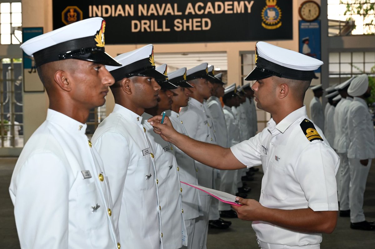 Indian Naval Academy tweet media