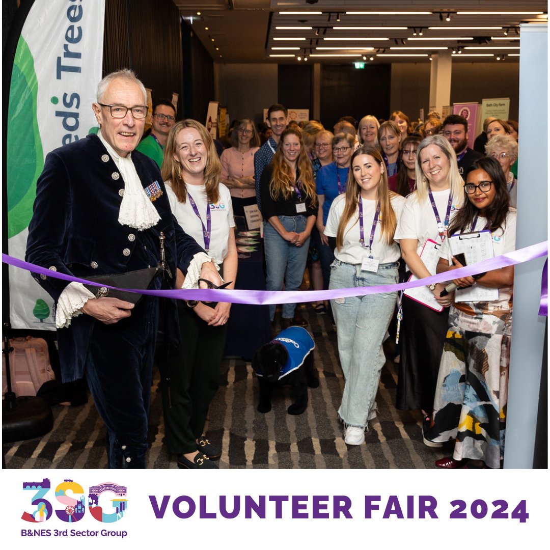What a day!! 🤩 We are absolutely thrilled to have hosted the Volunteer Fair for our local voluntary sector, last Friday in Bath. A HUGE Thank You to our stallholders, speakers, sponsors &amp; visitors. And of course - our wonderful volunteers 💜 
#VolunteerFair