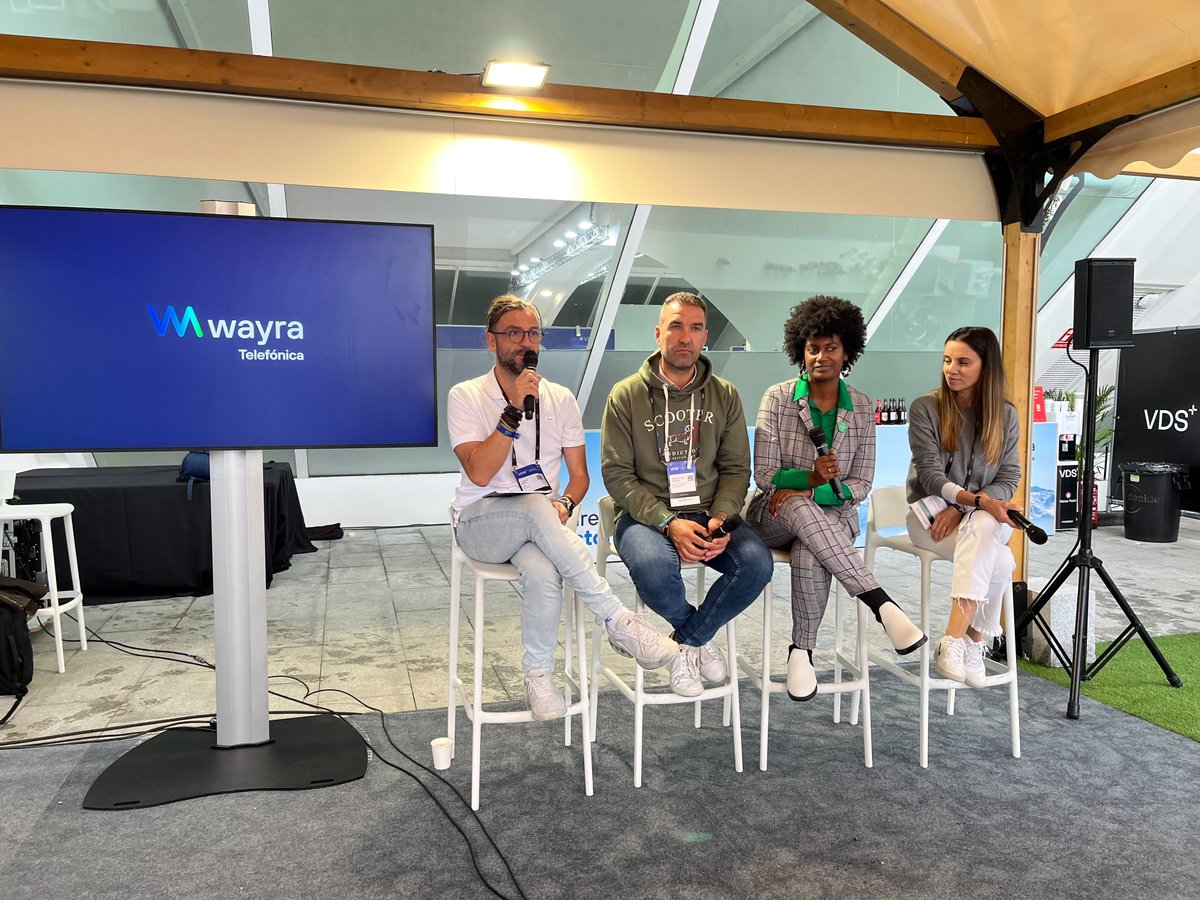 Wayra's tweet photo. 📅 Terminamos esta jornada de #VDS2024 con el programa de @nacioninnovaciontv, donde nos acompañan Agustina Peydro (Head of Marketing & Comms (@WayraES), Miguel del Pino (CEO y Co-fundador de @TecoMobility) y Kenya Mestre (CEO Fundadora de @LegalBox_plus ).
. https://t.co/43GDFtpjHd