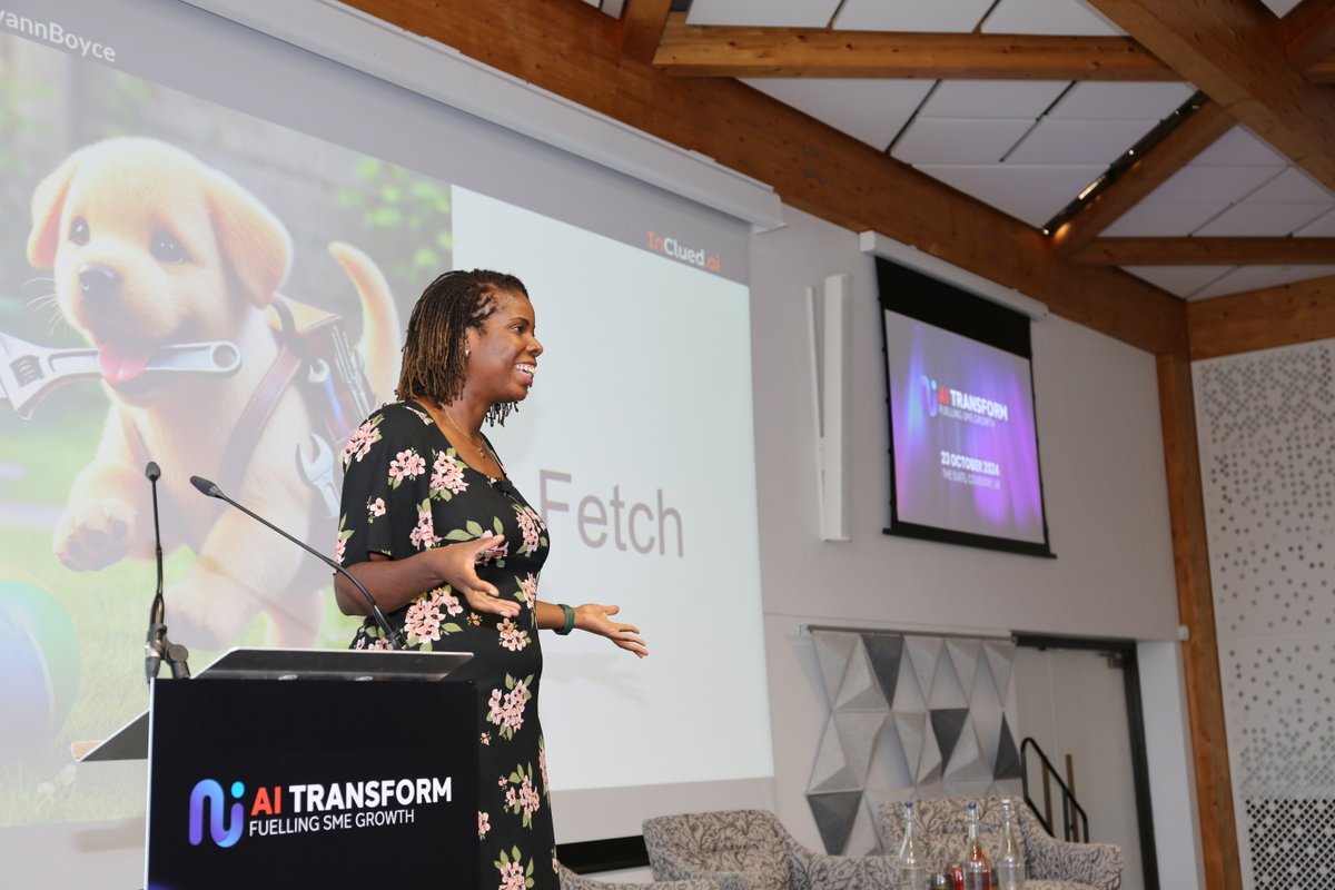 transforming_ai's tweet photo. ✨Thank you to Joyann Boyce for her engaging presentation this afternoon, including an entertaining analogy of 'AI Will Always Be a Puppy: Why Training Never Stops'

https://t.co/Gel5et4k8J https://t.co/ftmYo7wHWf