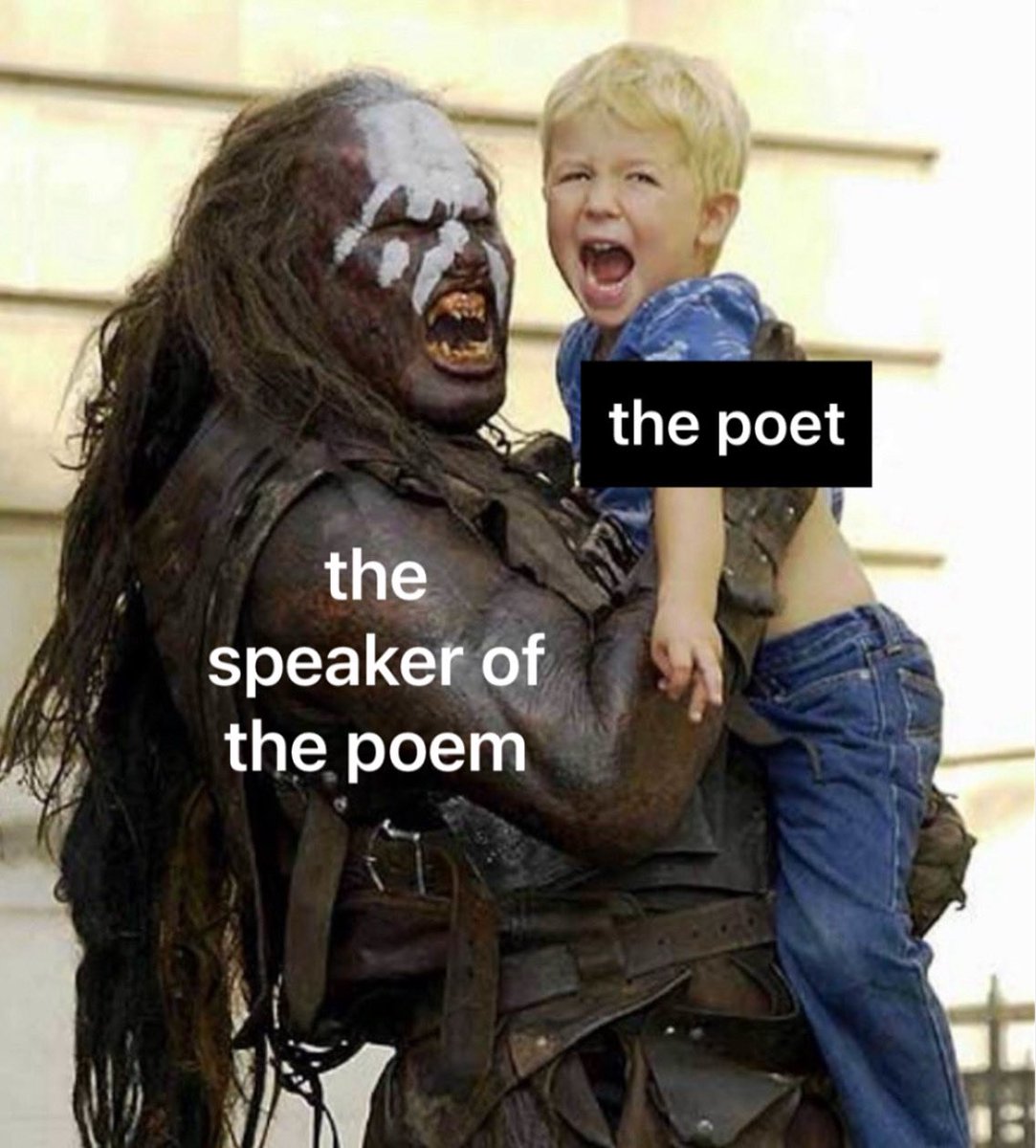 I made a poetry meme for you all while I wait for my chronically late therapist to retrieve me from waiting room limbo.
