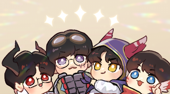 garlicalleat's tweet photo. T1 Fighting!🐥🐯🐱🐻🐶
願好運降臨 今年摘下第五顆星！🌟

#ZOFGK #T1_WIN #T1Fighitng #Worlds2024 https://t.co/bgtjcdi0PT