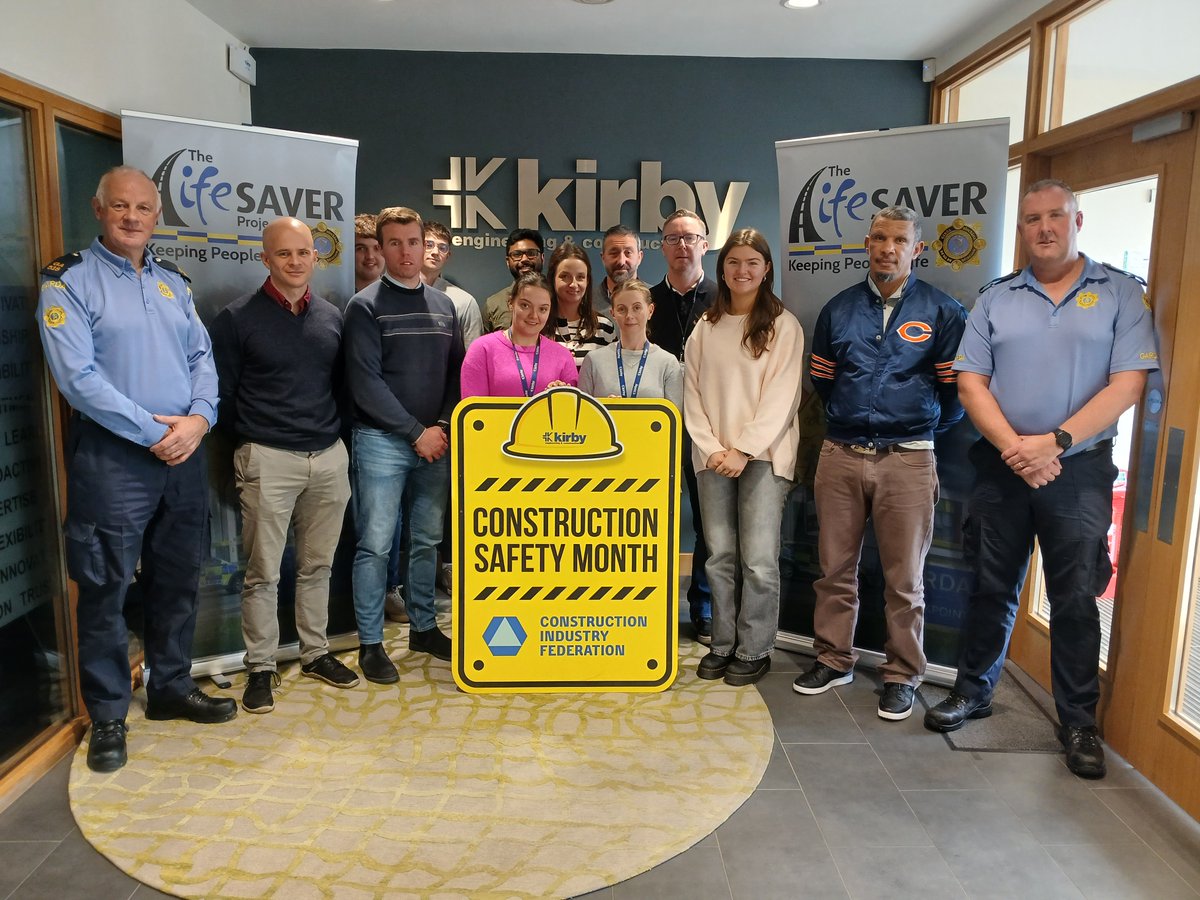 KirbyGroupEng's tweet photo. Kirby teams arranged a series of workshops and demonstrations as part of the CIF Construction Safety Campaign 2024 to focus on road safety and working at height.
#KirbyCoreValues #ZeroHarm #PeopleFirst #SafetyTraining #CIFSafety24 #Safety #RoadSafety #RSA #ProjectLifeSaver https://t.co/4qWgIckucf