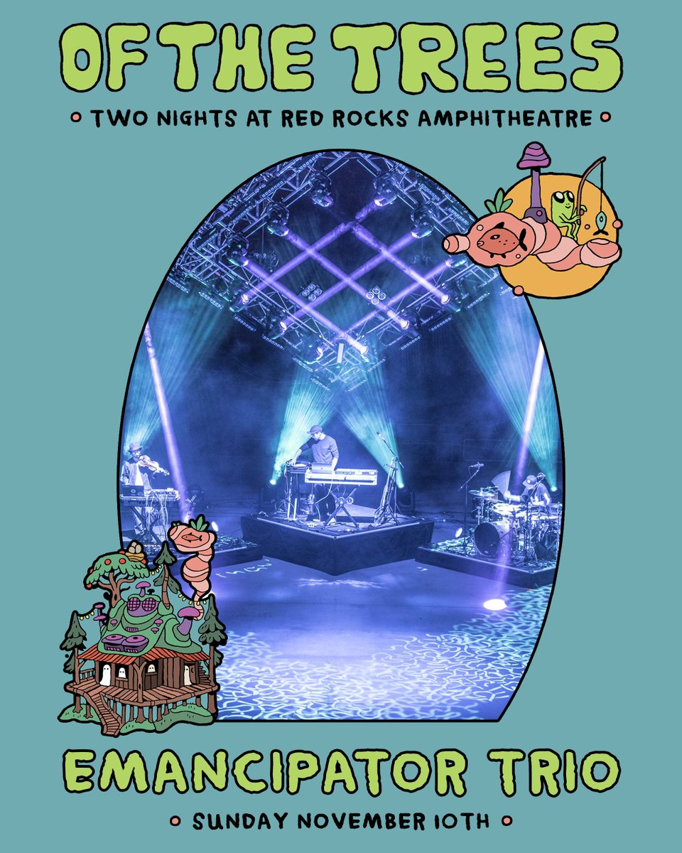 Emancipator (@emanc) on Twitter photo Excited to announce that Colby Buckler will be joining us on drums for our upcoming show with <a href="/OfTheTrees/">of the trees 🌿</a> at Red Rocks!
Limited Tickets here: axs.com/series/21815/o… Excited to announce that Colby Buckler will be joining us on drums for our upcoming show with <a href="/OfTheTrees/">of the trees 🌿</a> at Red Rocks!
Limited Tickets here: axs.com/series/21815/o…