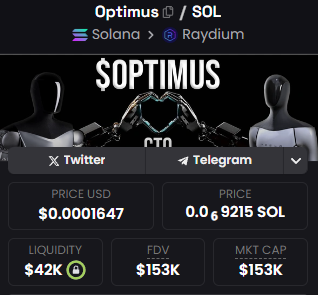 Coinmaster100x's tweet photo. Low cap call guys #OptimusTesla lets grab it next #100xGems https://t.co/9xxkM3Qeo7
