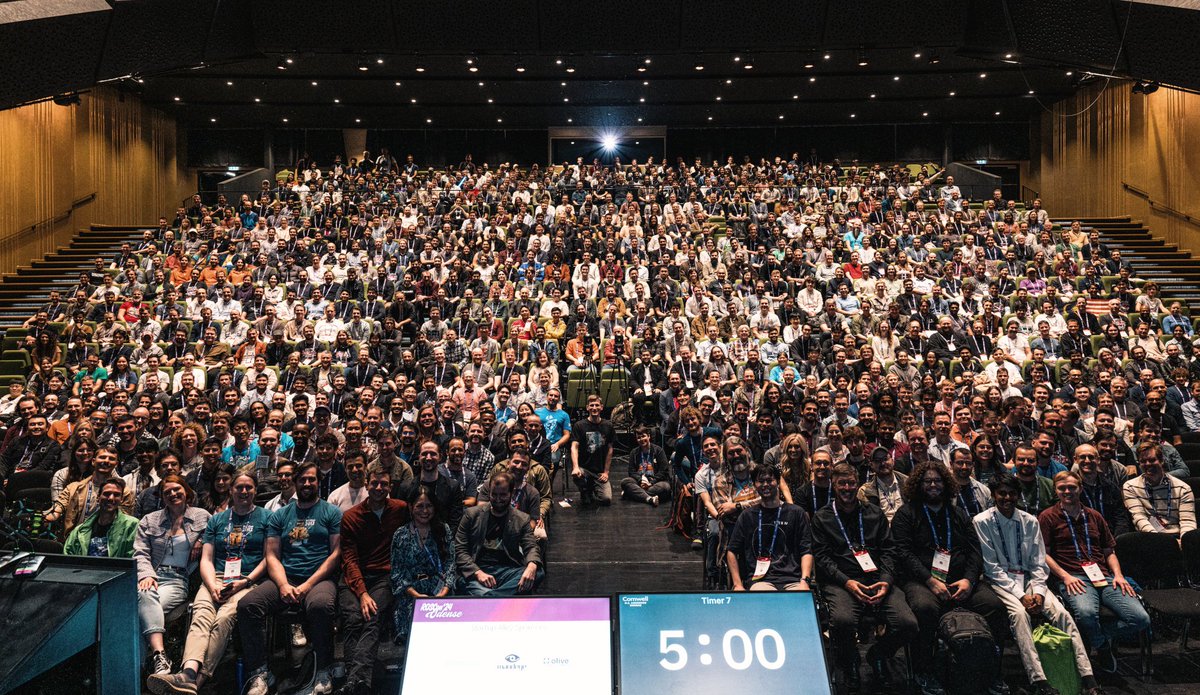 🎉#ROSCon2024 in Odense is a wrap!

We want to thank all 975+ of you who showed up from 50+ countries representing 300+ companies and 70+ universities.

We want to thank all 45 of our sponsors and the wonderful team @MeetGreen!

We'll see you in Singapore 🇸🇬 in October 2025 !