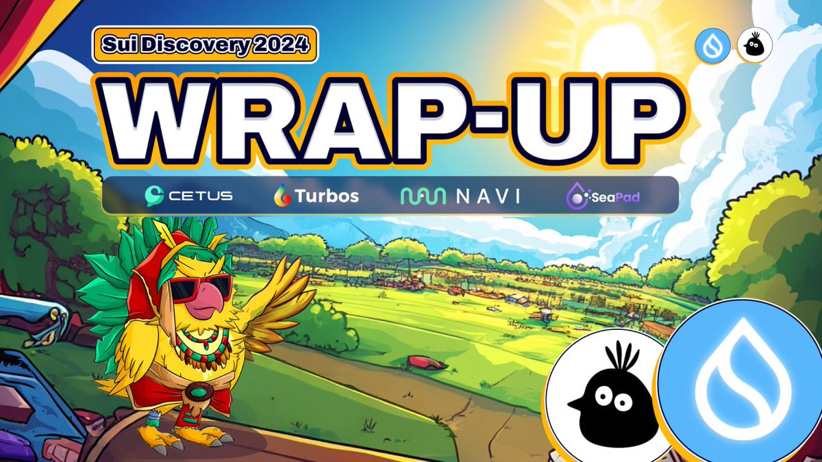BIRDS (@thebirdsdogs) on Twitter photo 🤘 Sui Discovery 2024 Wrap-Up: The Alpha Drop
The epic Sui Discovery 2024 has successfully wrapped! Big shout out to our amazing companions — <a href="/CetusProtocol/">Cetus🐳</a>, <a href="/navi_protocol/">NAVI Protocol</a>, <a href="/Turbos_finance/">Turbos Finance</a> and <a href="/SeaPad_defi/">SeaPad</a>
The campaign was all about connecting top-tier projects with the 🤘 Sui Discovery 2024 Wrap-Up: The Alpha Drop
The epic Sui Discovery 2024 has successfully wrapped! Big shout out to our amazing companions — <a href="/CetusProtocol/">Cetus🐳</a>, <a href="/navi_protocol/">NAVI Protocol</a>, <a href="/Turbos_finance/">Turbos Finance</a> and <a href="/SeaPad_defi/">SeaPad</a>
The campaign was all about connecting top-tier projects with the