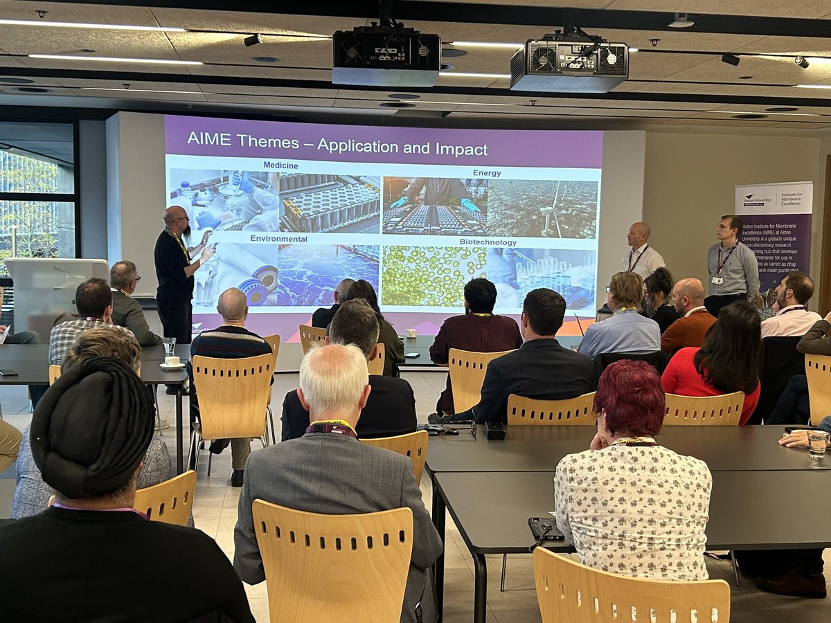 Aston Institute for Membrane Excellence (@astonaime) on Twitter photo 👨🔬 Prof Paul Topham, Prof <a href="/alan_goddard/">Alan Goddard</a> and Dr <a href="/MattDerry90/">Matt Derry</a> break down the science and share how our cutting-edge #research translates into market-driven innovations for industry. 🧪🔬
#ScienceForIndustry #Innovation 👨🔬 Prof Paul Topham, Prof <a href="/alan_goddard/">Alan Goddard</a> and Dr <a href="/MattDerry90/">Matt Derry</a> break down the science and share how our cutting-edge #research translates into market-driven innovations for industry. 🧪🔬
#ScienceForIndustry #Innovation