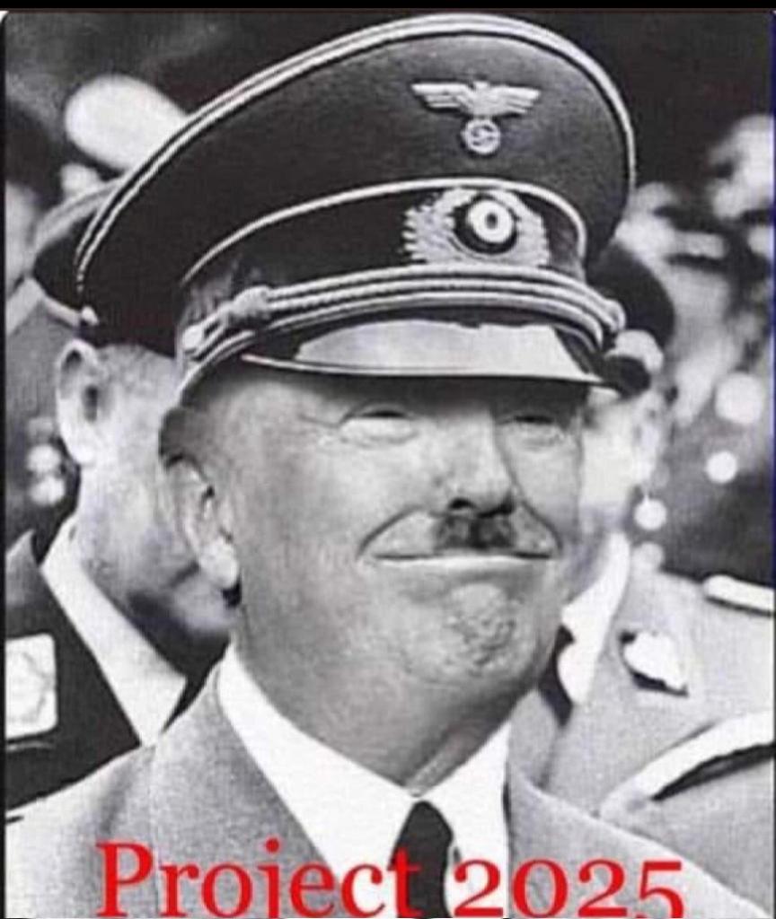 raggapegs's tweet image. Trump is Hitler