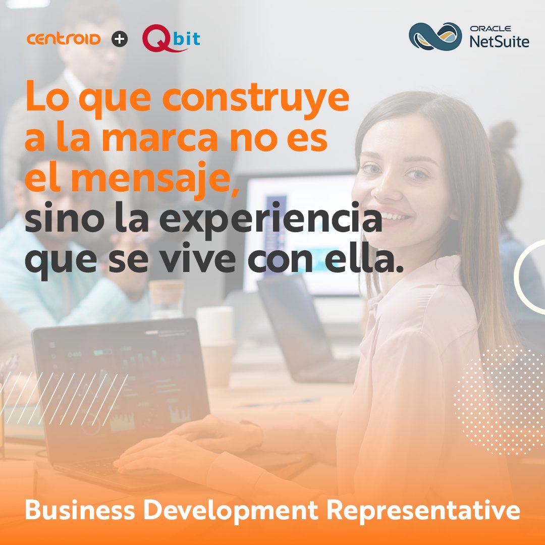 CentroidLATAM's tweet photo. Búsqueda: Business Development Representative.
Tu desarrollo profesional puede ser parte de nuestra expansión y crecimiento
Enviamos tu CV a rrhh@qbitla.com
Centroid - Qbit https://t.co/vmiMVzDnl3