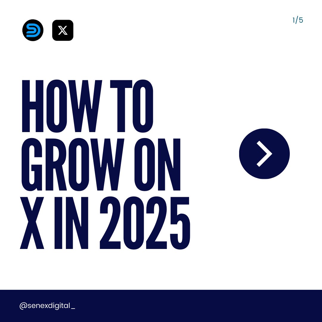 senexdigital_'s tweet photo. How to grow on X in 2025

.
.
.
.
.
#SocialMediaMarketing #senexdigital #marketingagency https://t.co/72cKmItA1l