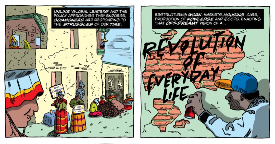 future_natures's tweet image. What is commoning? 

Some panels from our first comic, ‘Future Natures: A Primer for the Curious’

futurenatures.org/comic-future-n…