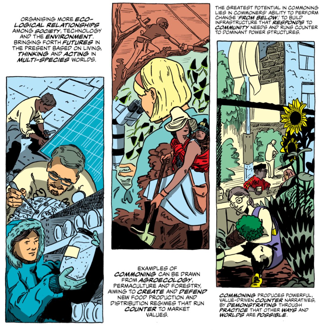 future_natures's tweet image. What is commoning? 

Some panels from our first comic, ‘Future Natures: A Primer for the Curious’

futurenatures.org/comic-future-n…
