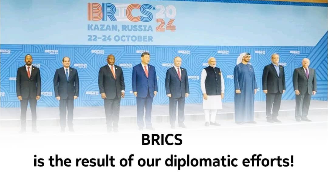 ABENITEFERA6's tweet photo. BRICS is the result of our diplomatic efforts!

@BRICSinfo
@inside_Afric
#BRICS+
#PMOEthiopia https://t.co/NgEcnoZYfV
