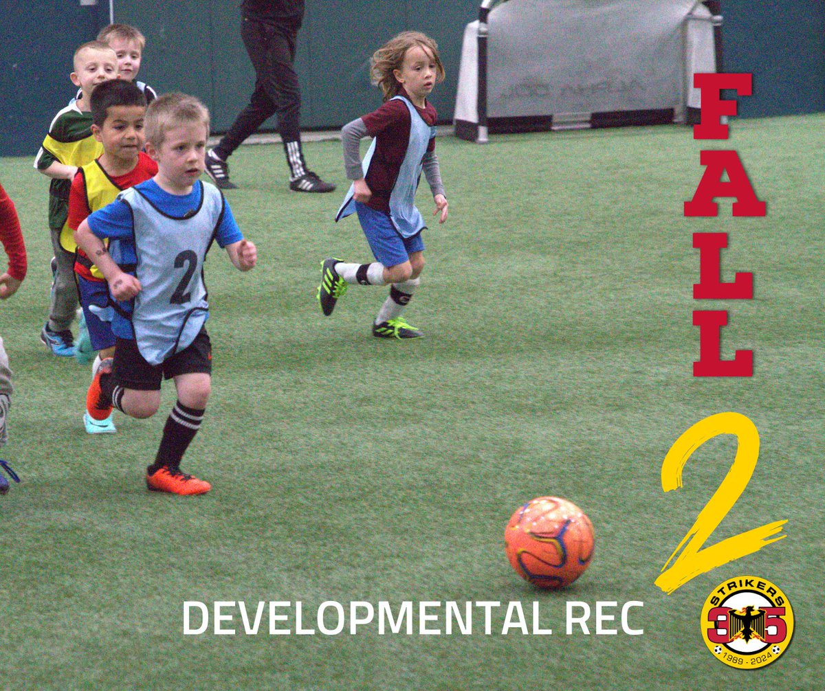 Teamwork is essential! Sign up for Fall 2 Dev Rec and learn the skills of soccer in a fun atmosphere ➡️ strikersfoxvalley.com/register. #onecommunity #oneclub #soccer