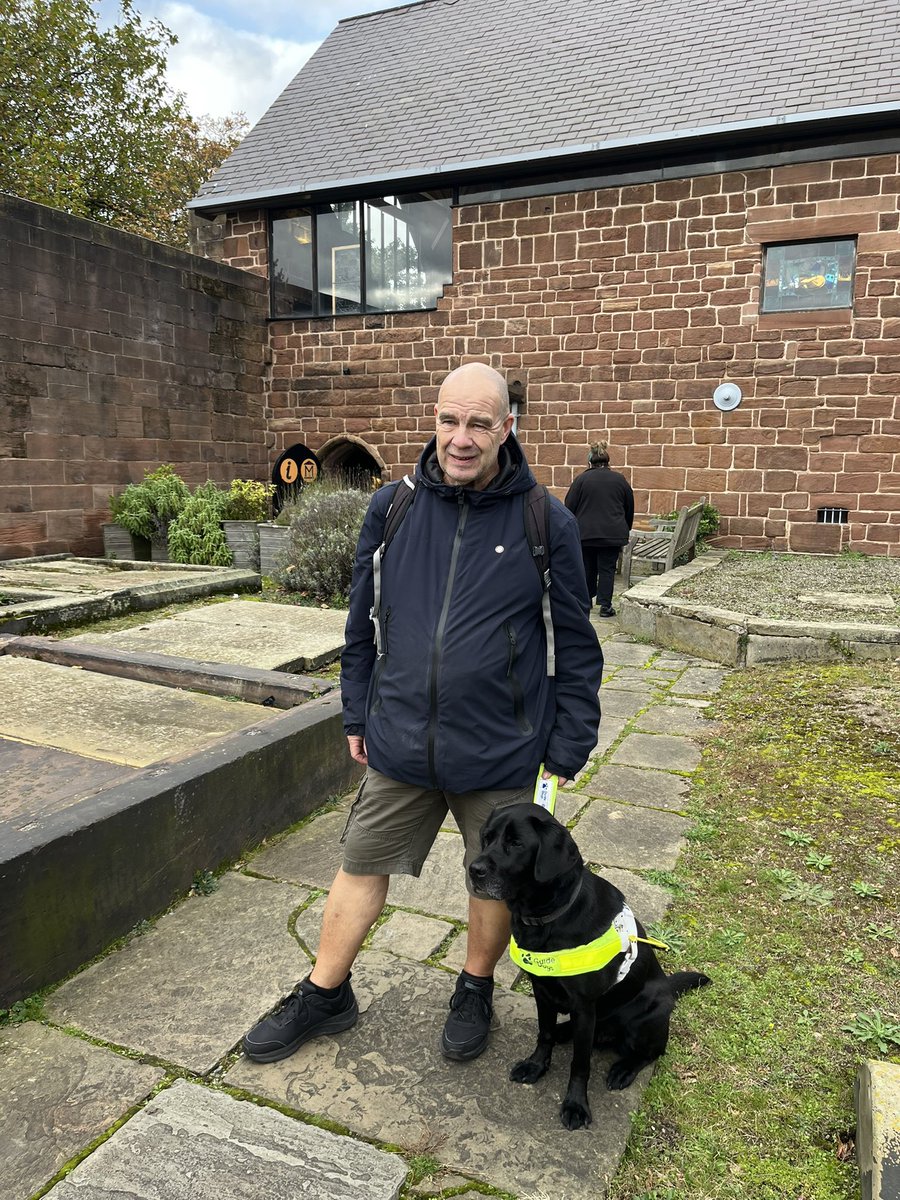 barton_kell's tweet photo. As part of their Arts &amp; Culture project Merseyside @SLCouncils visited #Birkenhead priory @WilliamsonArt_ to see how accessible it was for #Blind &amp; #PartiallySighted visitors.

Although parts were challenging we were given an excellent tour of the grounds 👏

#MakeArtsAccessible https://t.co/uAmlAYJWik