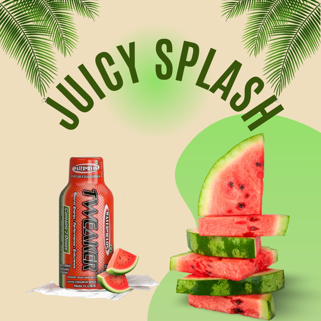 Refresh your energy with the bold taste of Tweaker’s Watermelon Flavour Energy Shots! 💥 Packed with a powerful punch to fuel your day, whenever you need that extra boost. Who’s grabbing one for their next adventure? 🚀 #TweakerEnergy #WatermelonEnergy #FuelUp #energyonthego
