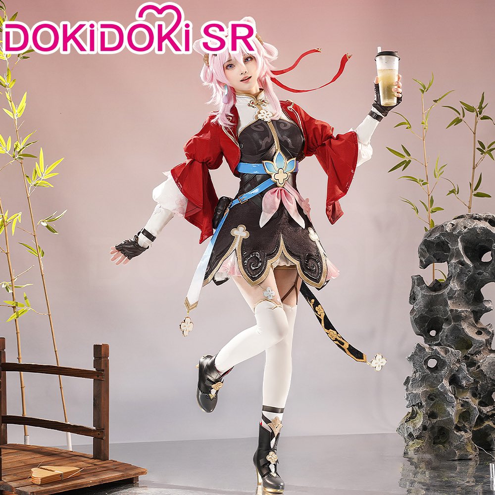 dokidokicostume's tweet photo. SR Hunt #march7th is here! 🌸
Tailored to highlight the waistline, with skirt-like shorts that flare out on their own, and a petal-shaped hem with a 3D embossed effect. Every move feels sharp and elegant! 😍
#hsr #honkaistarrail #hsrcosplay #honkaistarrailcosplay #hsrmarch7th https://t.co/vWuutnodKS