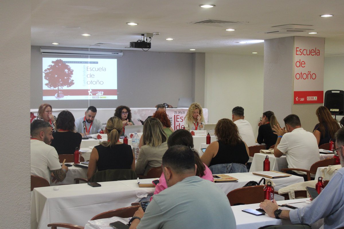 <a href="/CCOO/">COMISIONES OBRERAS</a> 🔴Carlos Castillo, secretario de Salud Laboral de F. Servicios de CCOO Canarias. @CCOOServCan 

🔴Maria Jose Betancor Jimenez, secretaria de Afiliación, Elecciones Sindicales y Políticas Sociales de CCOO Canarias