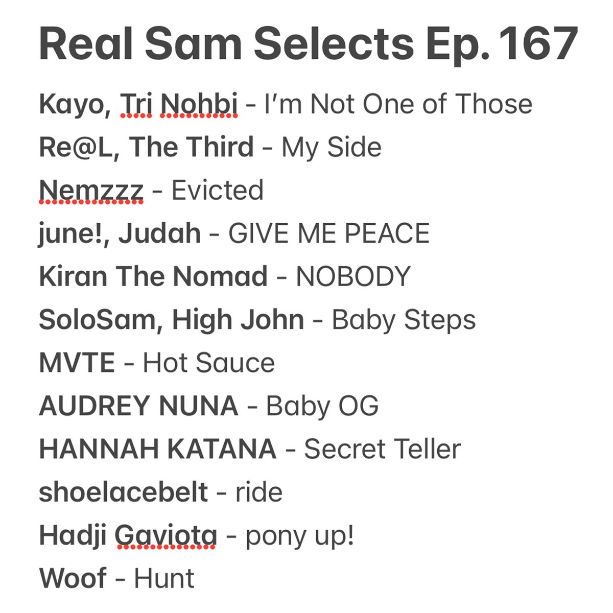 Back at it again! Sourcing new tuneage

Some of my fav artists dropped this week and the list is riddled with hits! Congrats to you if you made it and much love ❤️

Listen:
linktr.ee/therealsamcrane