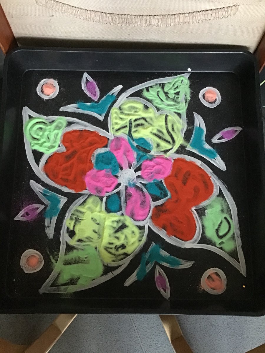 Celebrating Diwali - The Festival of Lights! 🪔 
The children in nursery worked together to create a beautiful rangoli pattern, ready for our Diwali party. 
<a href="/LozellsPrimary/">LozellsPrimarySchool</a> <a href="/MrsAhmedLN/">MrsAhmed</a>