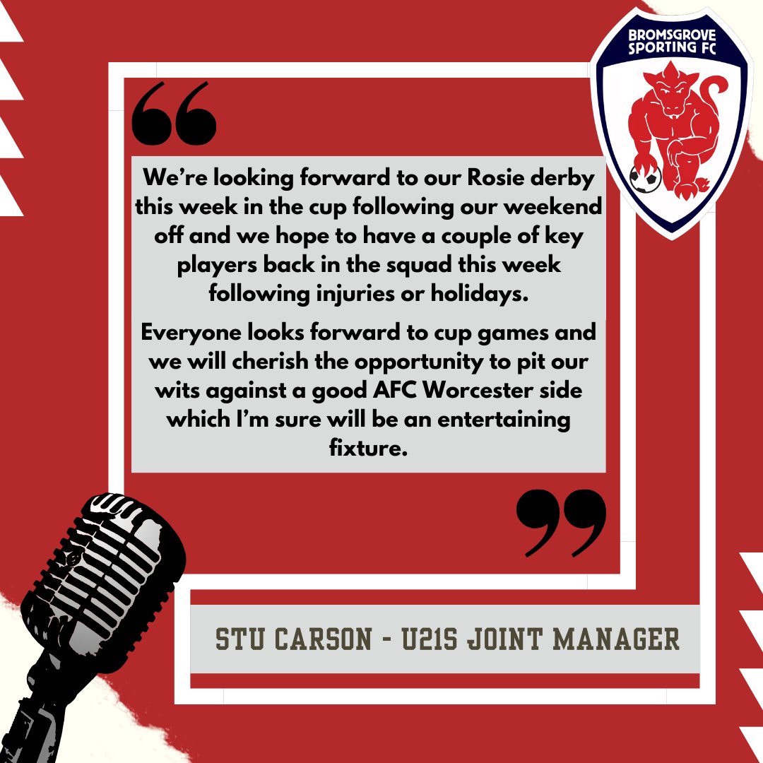 Bromsgrove Sporting U21s tweet media