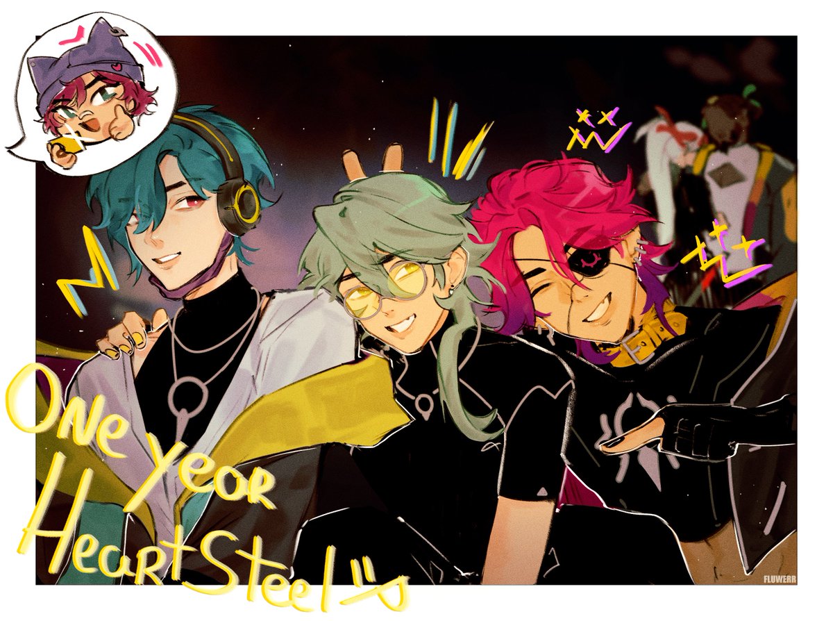 fluwerr's tweet photo. 1 year of heartsteel 🥳

#HEARTSTEEL https://t.co/YI9V4LdG7a