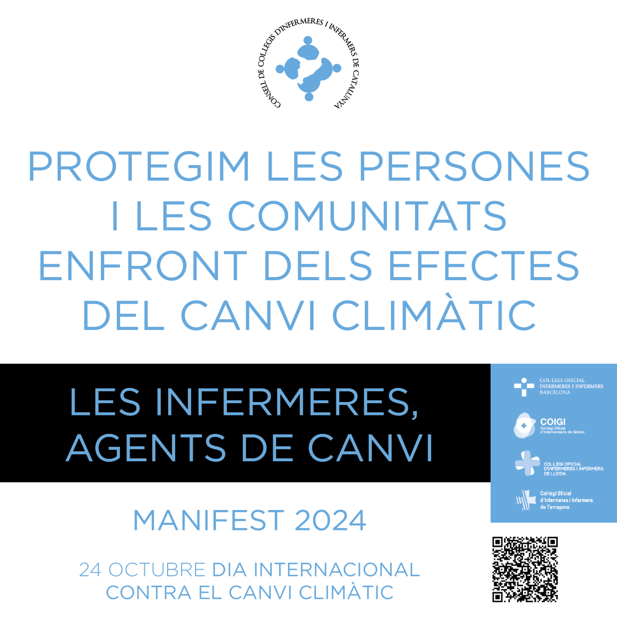 infermerescat's tweet photo. #Propostes Crear un marc normatiu que protegeixi les persones i comunitats enfront dels efectes del canvi climàtic.
#Manifest #CCIIC #DiaContraCanviClimatic
"Les infermeres, agents de canvi"
Llegiu a https://t.co/eQOOMg1pzQ @COIBarcelona @COIGIrona @InfLleidaCOILL @codita_tgn https://t.co/dihKuGga4i